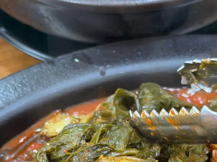 정식당 뼈갈비찜 속 시래기