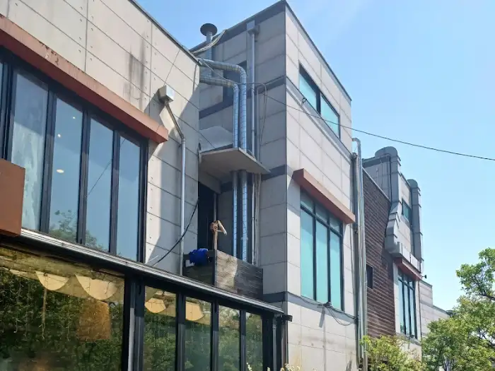 신선한 쌈 채소가 가득 담긴 그릇