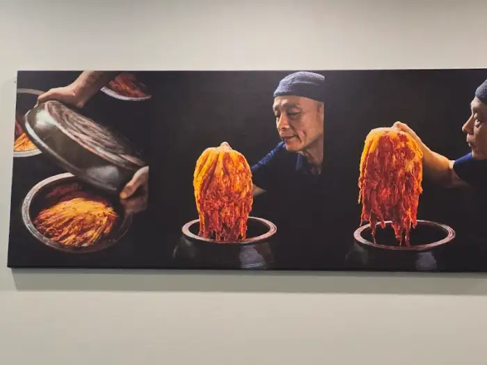 김치 담그는 예술적인 사진