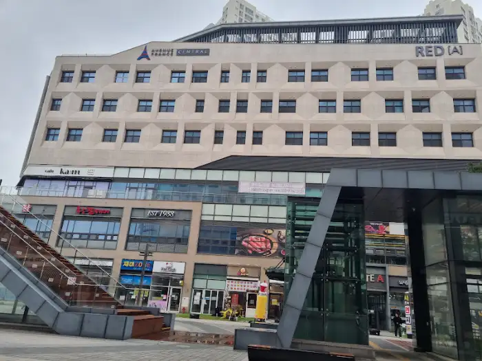 시흥 건물과 상점가 전경