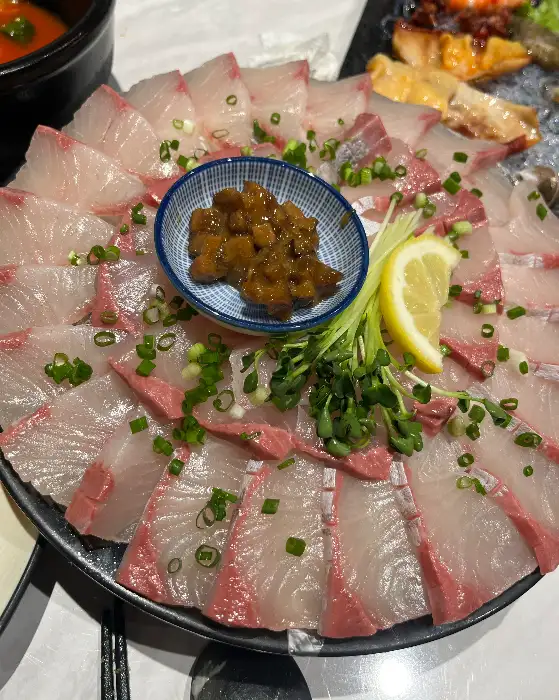 활어당 모듬회 한상차림