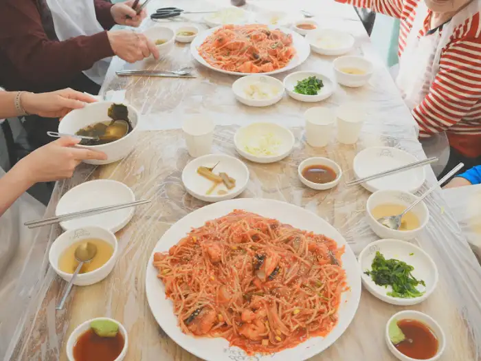 아구찜 상차림