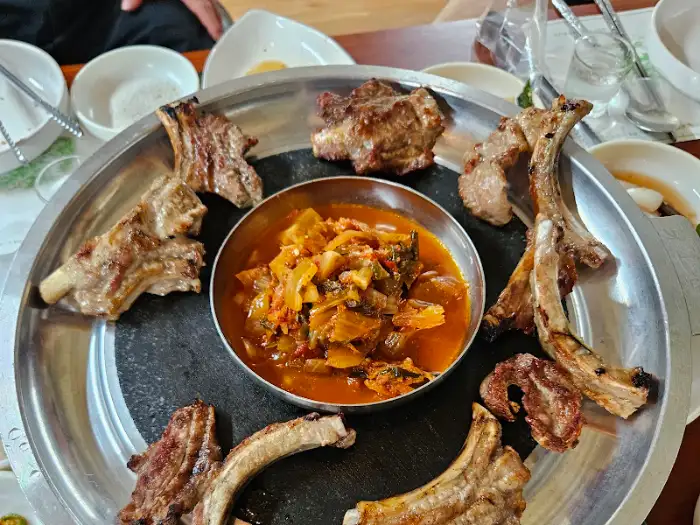 숯불 돼지 쪽갈비