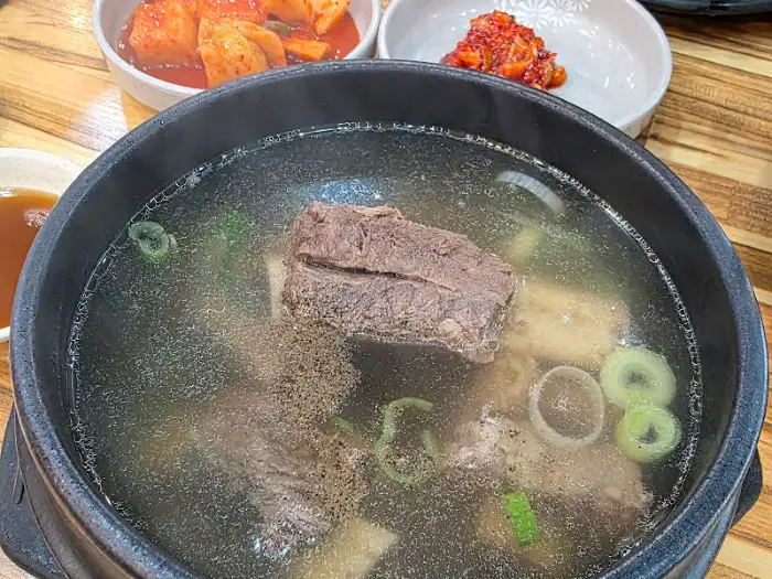 왕갈비탕 클로즈업