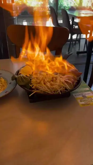스테이크 볶음밥 불쇼