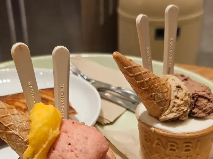 다양한 맛의 젤라또